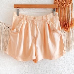 Urban Outfitters Peach Textured Shorts